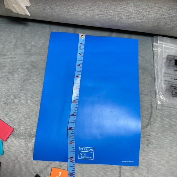 Magnetic rainbow fraction tiles on board, multiple colors, 52 pieces,7.5x10.25  - Picture 10 of 10